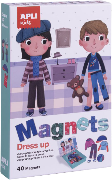 

Учебный магнитный игровой набор Apli Kids Одежда (17557) (8410782175575)