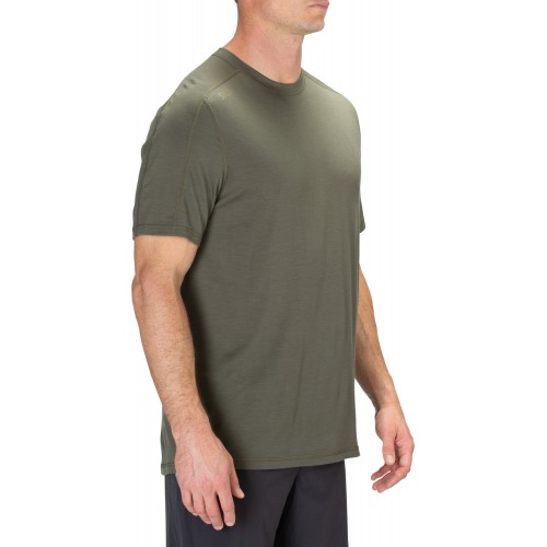 Акція на Футболка 5.11 Tactical Range Ready Merino Wool Short Sleeve 40163-186 M Ranger Green від Rozetka