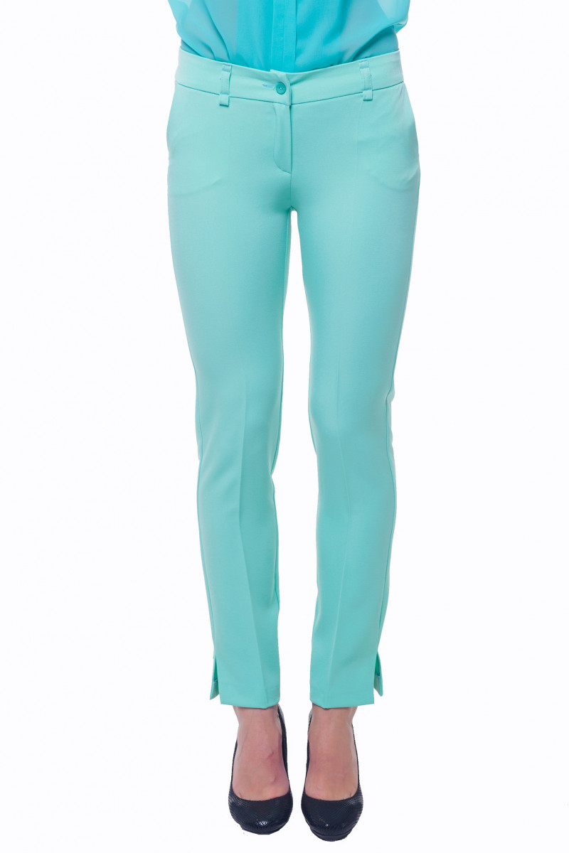 

Брюки женские LadyLike 70120068 36 бирюзовые
