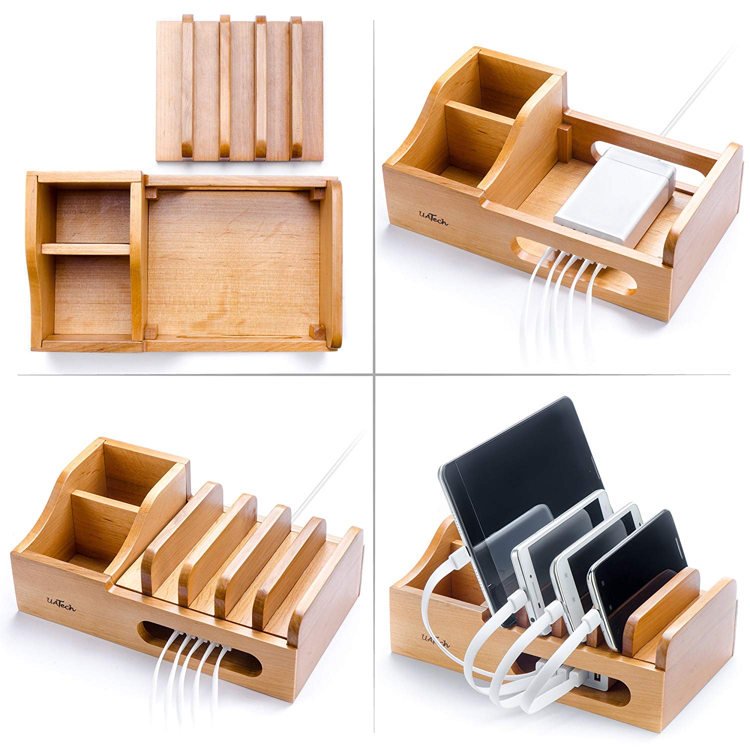 

Подставка UATech WOODEN DESKTOP ORGANIZER