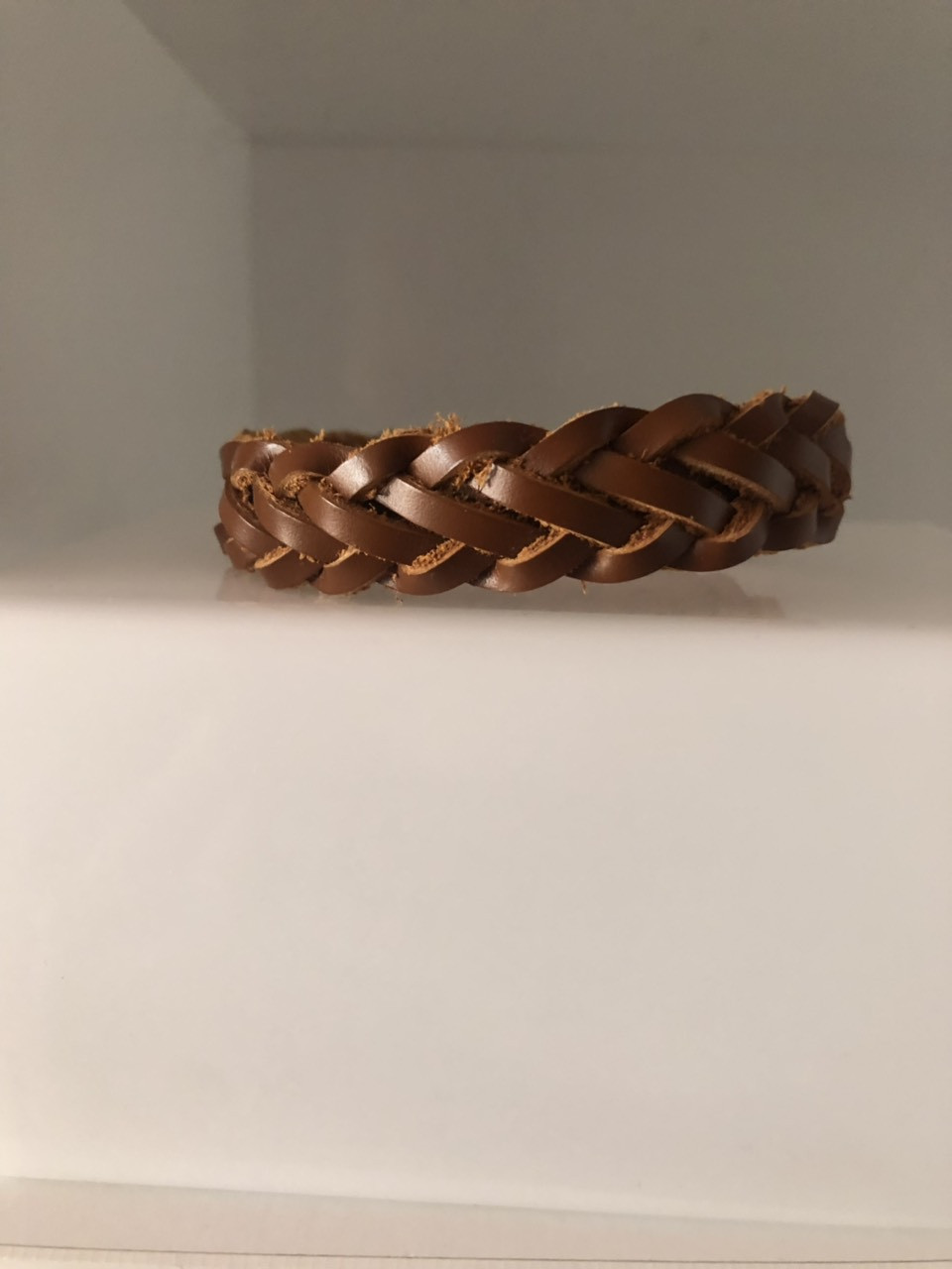 

Браслет из кожи коричневый плетеный Унисекс New Collection