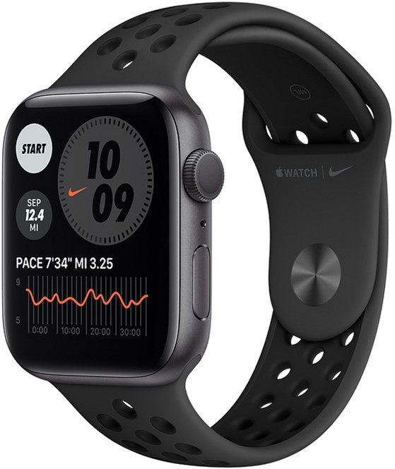 Акція на Смарт-часы Apple Watch Series 6 Nike GPS 44mm Space Gray Aluminum Case with Anthracite/Black Nike Sport Band (MG173UL/A) від Rozetka UA