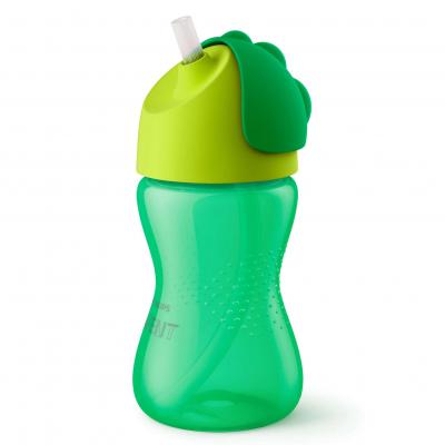 

Поильник-непроливайка Philips AVENT с трубочкой 300 мл, 12 мес+ зеленый (SCF798/01)