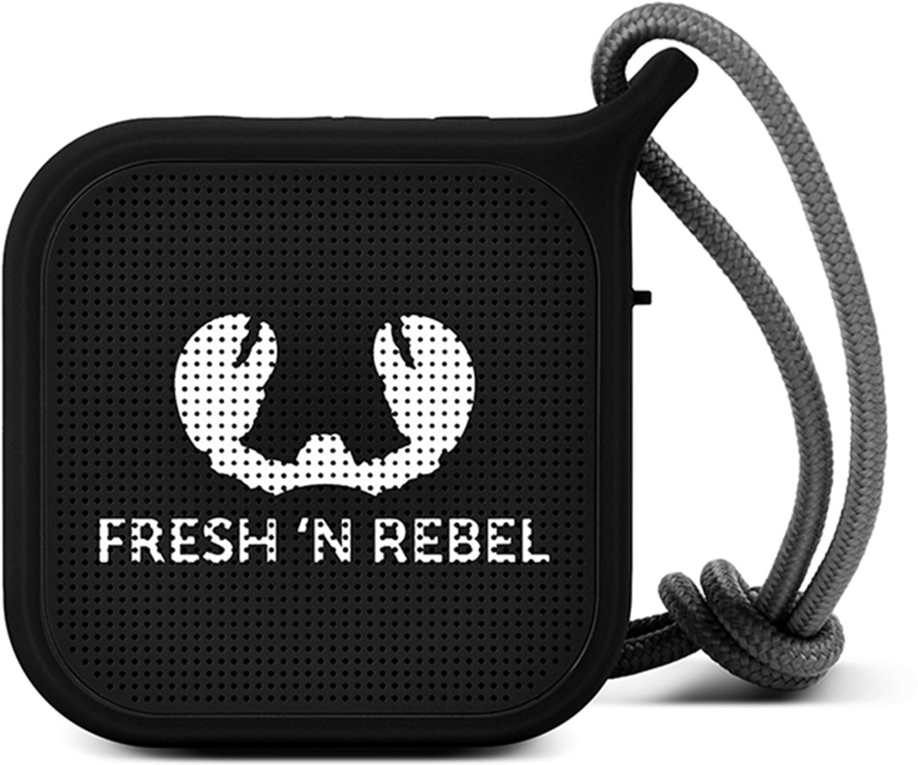 Акція на Акустическая система Fresh 'N Rebel Rockbox Pebble Small Bluetooth Speaker Ink (1RB0500BL) від Rozetka UA