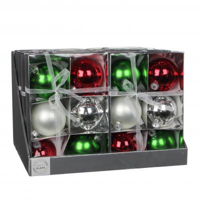 

Елочная игрушка Christmas House Шарик цветной 8 см 6 шт (8718861132779)