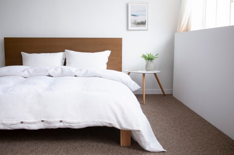 

Комплект постельного белья SoundSleep Лен White 200х220 см