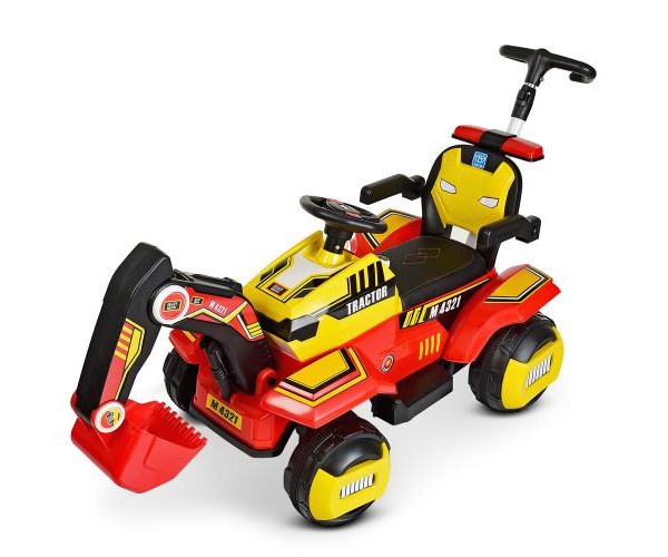 

Каталка - трактор Bambi M 4321LR-3-6, Красно-желтая