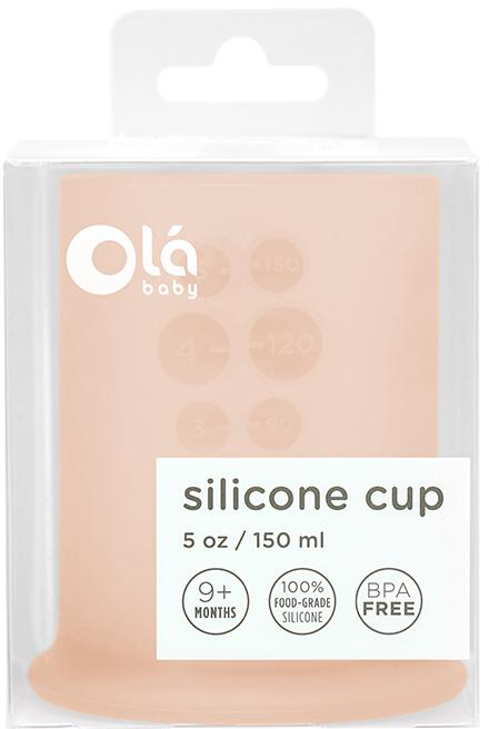

Первый детский силиконовый стаканчик Olababy Coral Оранжевый (60421)