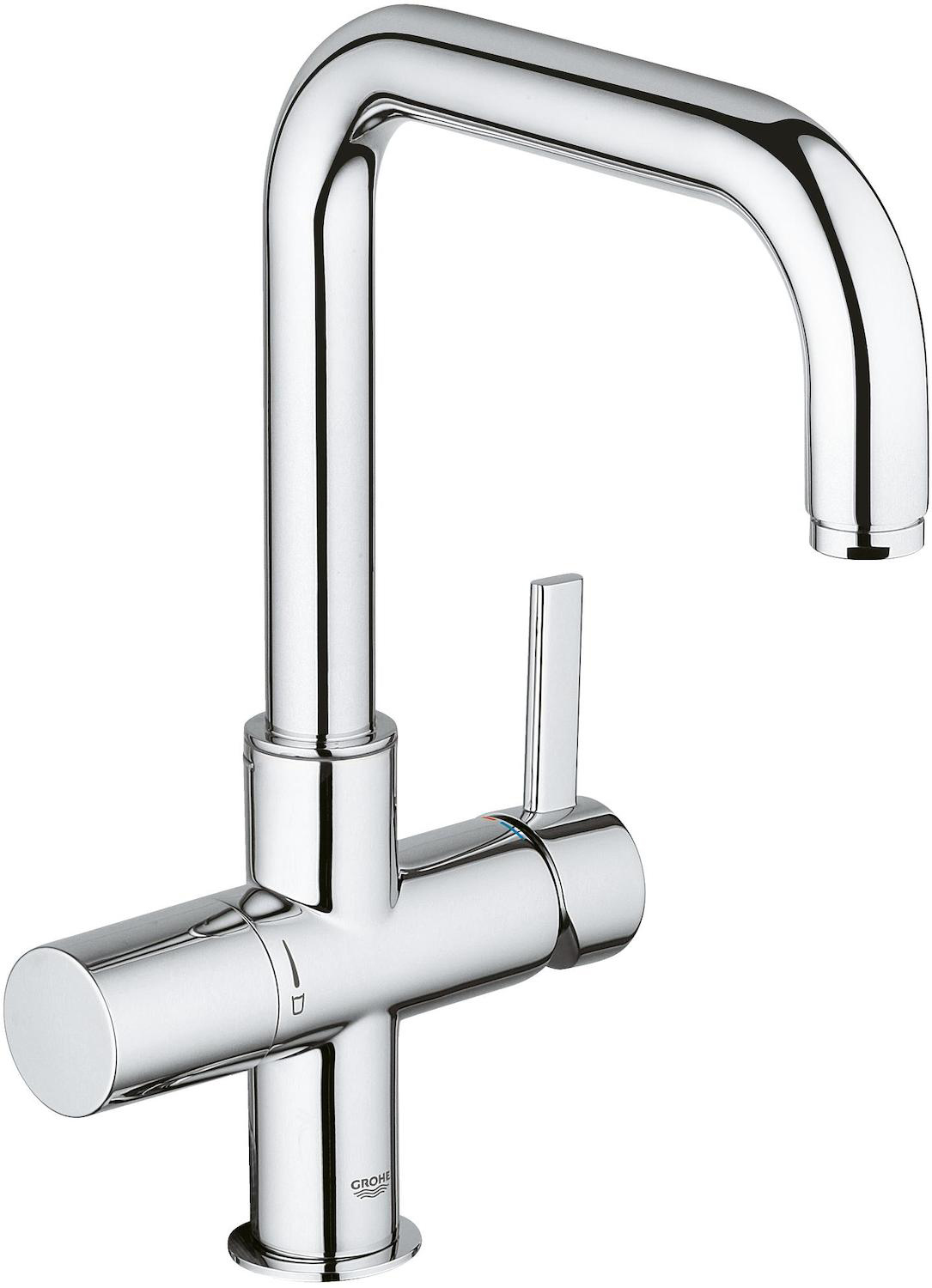 

Смеситель кухонный с подключением к фильтру GROHE Blue Pure 31303000