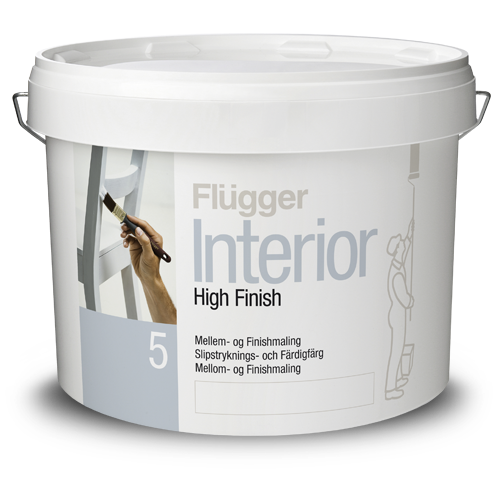 

Матовая акриловая эмаль Flugger Interior High Finish 5, 2,8л base 3