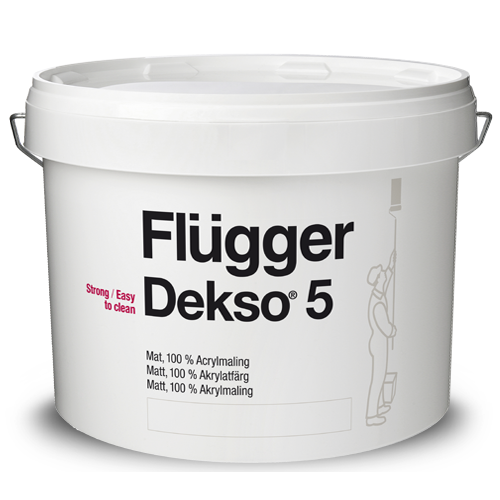 

Матовая краска Flugger Dekso 5, 9,1л base 4