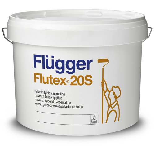 

Полуматовая краска Flugger Flutex 20S для стен, 10л