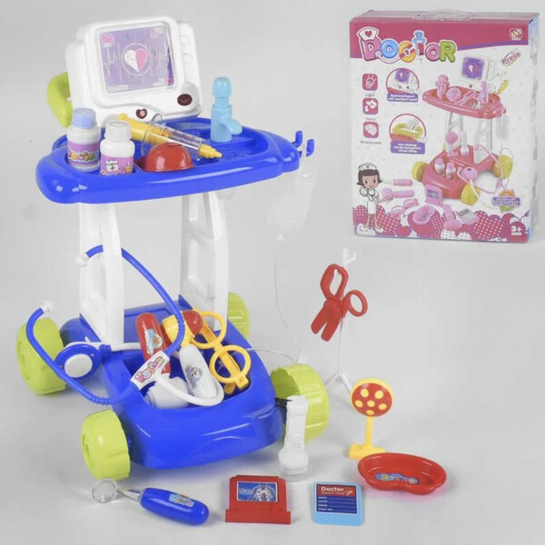 

Игровой набор Доктора Xie Ming 83799 Тележка с медицинскими инструментами