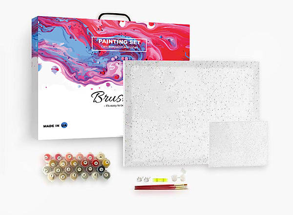 

Картина по номерам 40 * 50 Город на восходе солнца Brushme (GX29743)