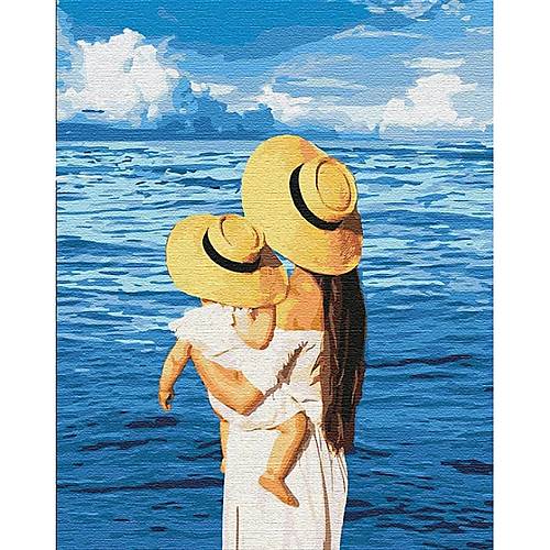 

Набор для росписи по номерам "Шепот моря" 40 * 50см Идейка (КНО4738)