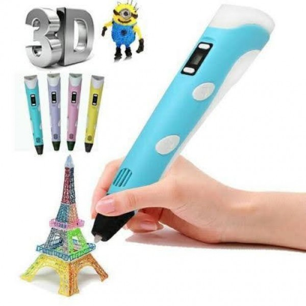 

3D-ручка с дисплеем GRAFITS 3D PEN-2 Yellow