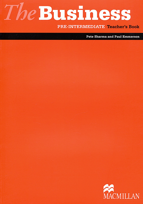 

The Business Pre-Intermediate Teachers Book