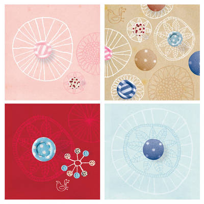 

Buttons. Boxed Notecards