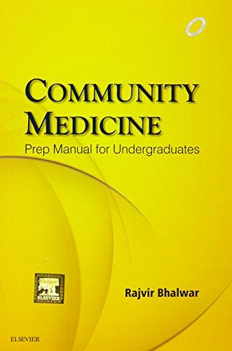

Community Medicine. Prep Manual for Undergraduates