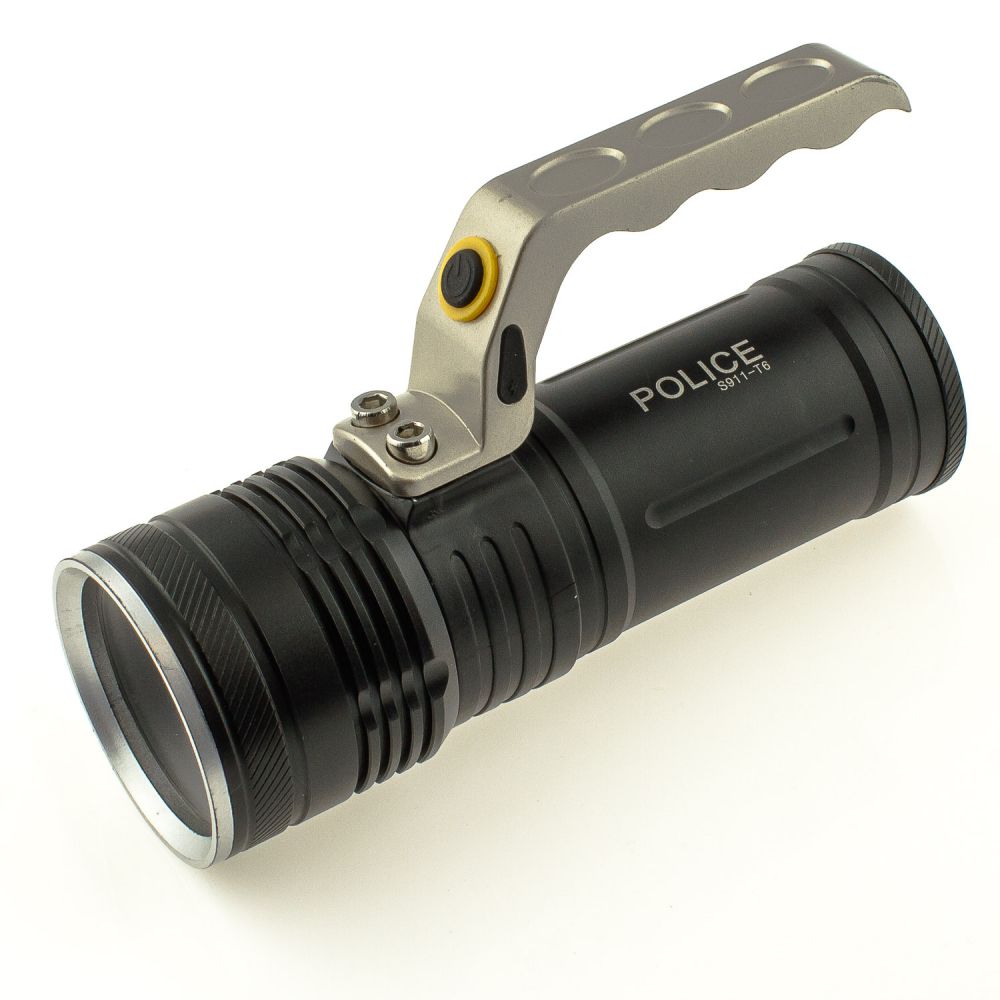 

Ручной светодиодный фонарь прожектор Police S911-T6 (321-tg)