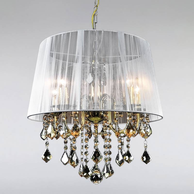 

Люстра подвесная Light House LS-15255GD-5 GD WHITE золото