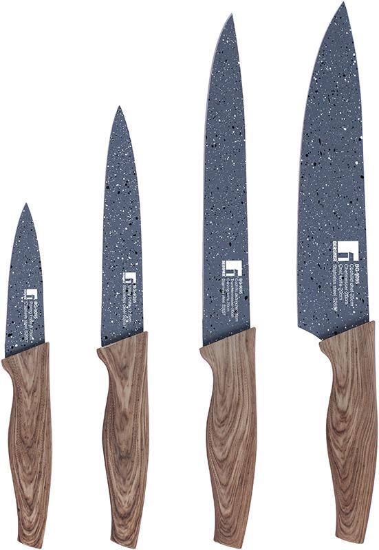 

Набор 4 кухонных ножа Bergner Marble Blade с мраморным покрытием