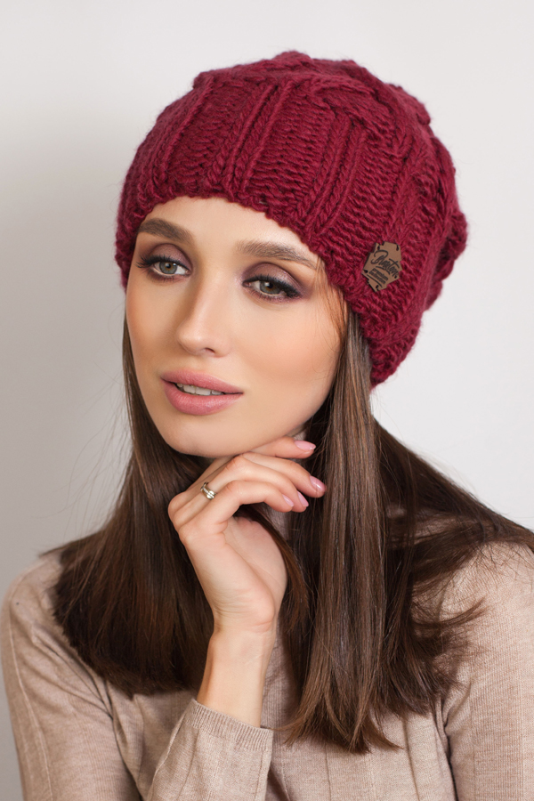 

Шапка «Атланта» Braxton 26064014 56-59 см бордовый 4630