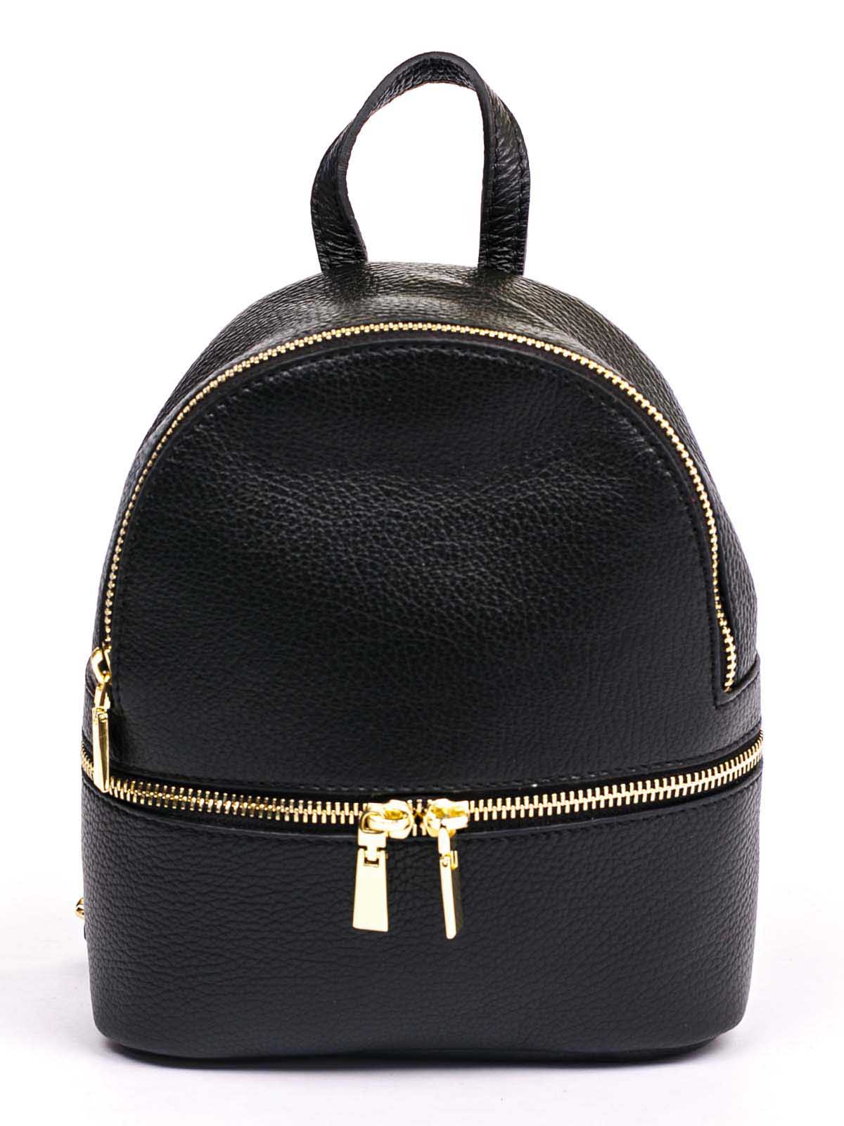 

Рюкзак Italian Bags 8970_black Кожаный Черный