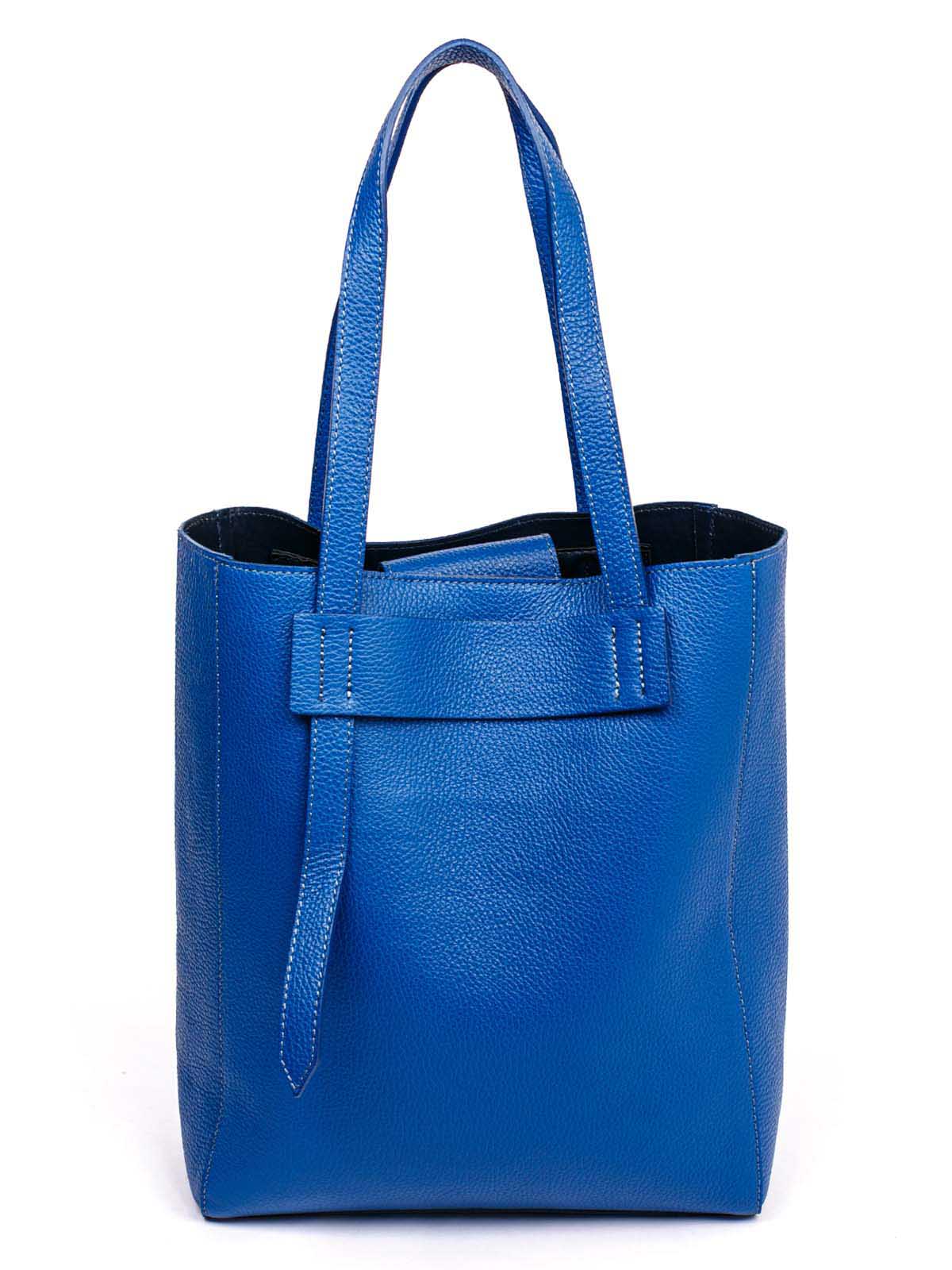 

Деловая Сумка Italian Bags 1682_blue Кожаная Синий