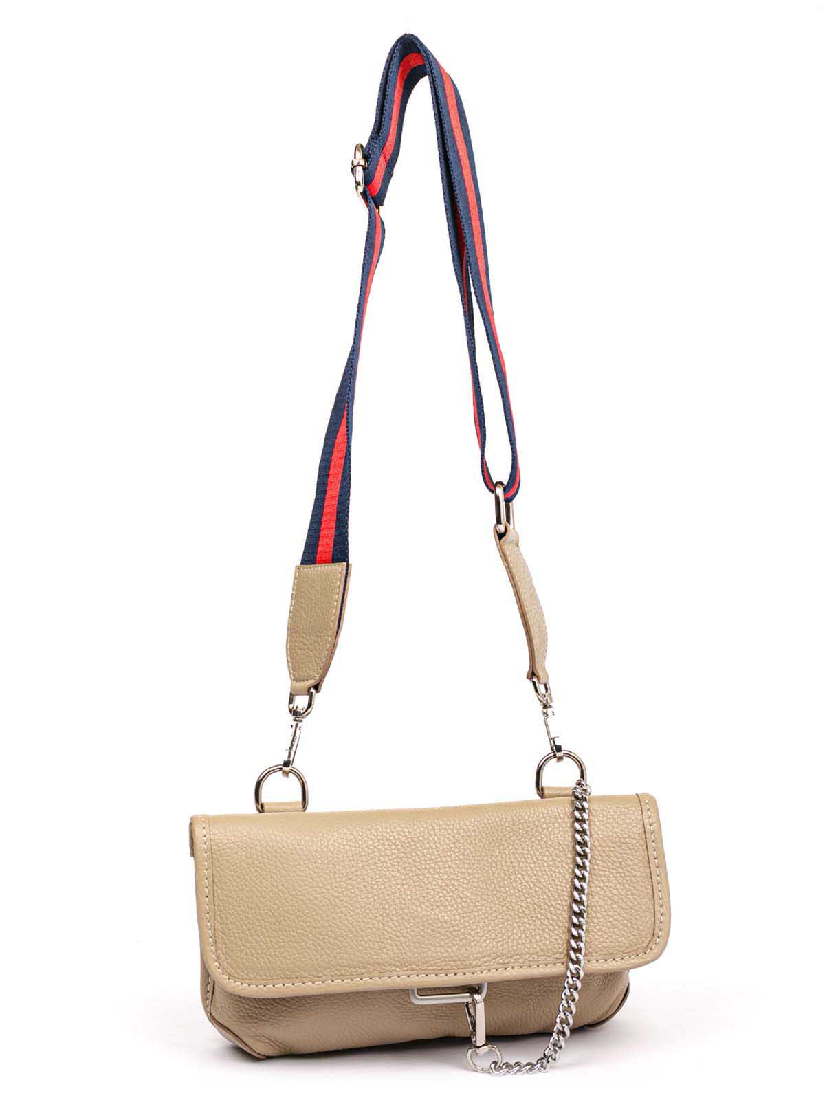 

Клатч Italian Bags 1277_cappucino Кожаный Кофейный