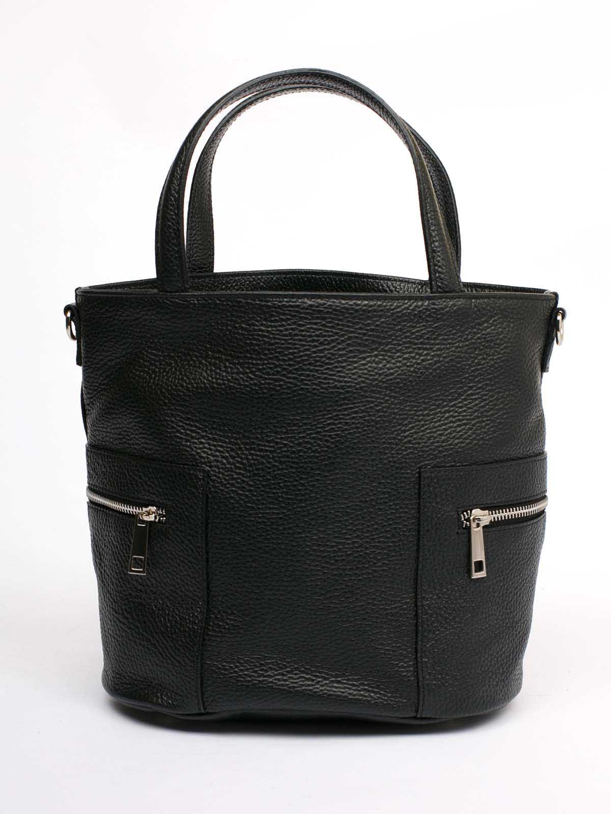 

Деловая Сумка Amelie Pelletteria 111074_black Кожаная Черный
