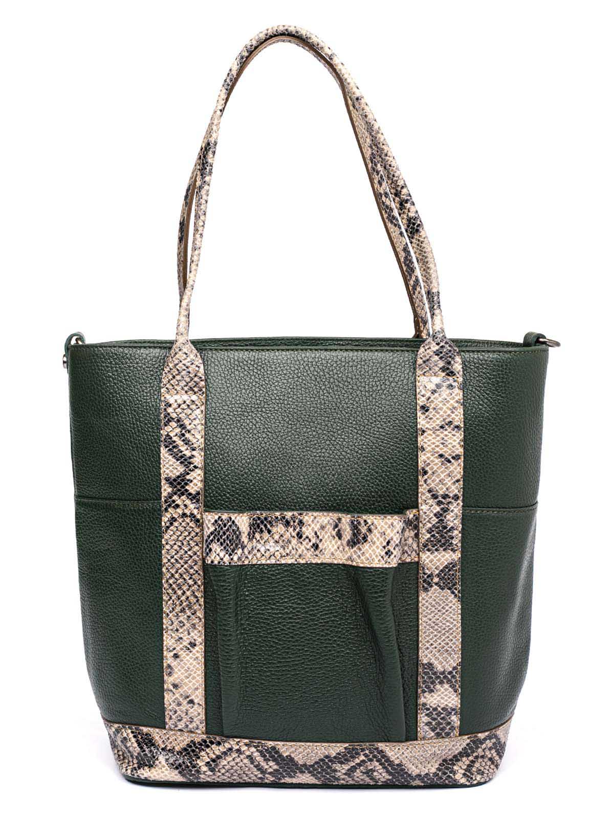 

Сумка На Каждый День Amelie Pelletteria 562094_green Кожаная Зеленый