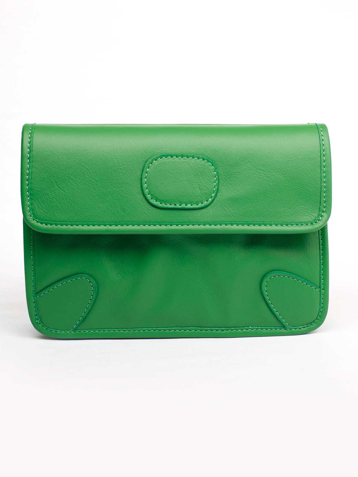 

Клатч Italian Bags 11725_green Кожаный Зеленый