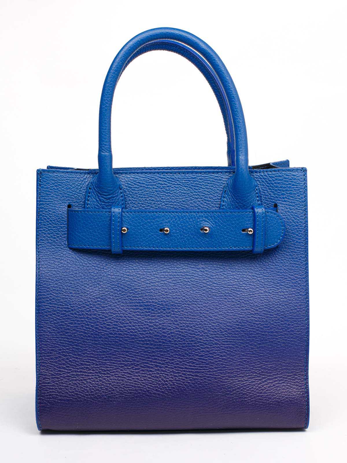 

Деловая Сумка Amelie Pelletteria 11364_blue Кожаная Синий