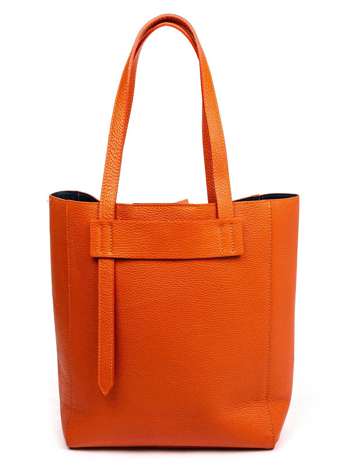 

Деловая Сумка Italian Bags 1682_orange Кожаная Оранжевый