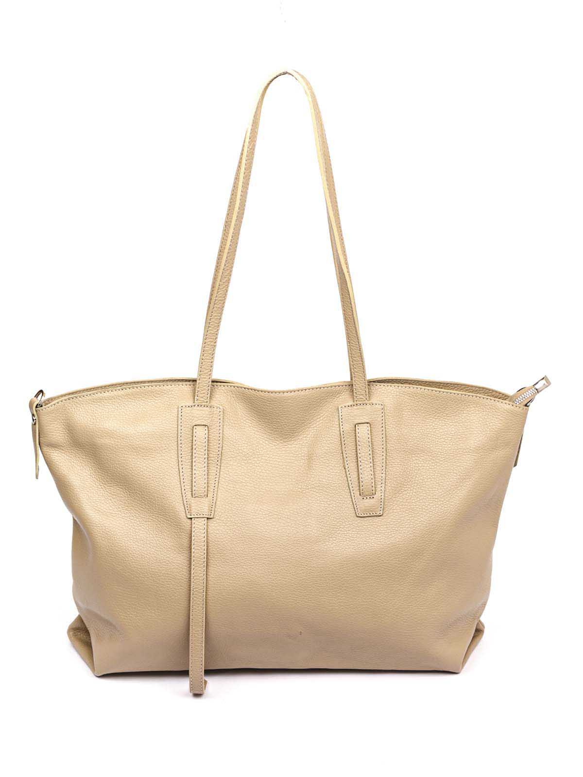 

Сумка На Каждый День Italian Bags 1355_cappucino Кожаная Кофейный