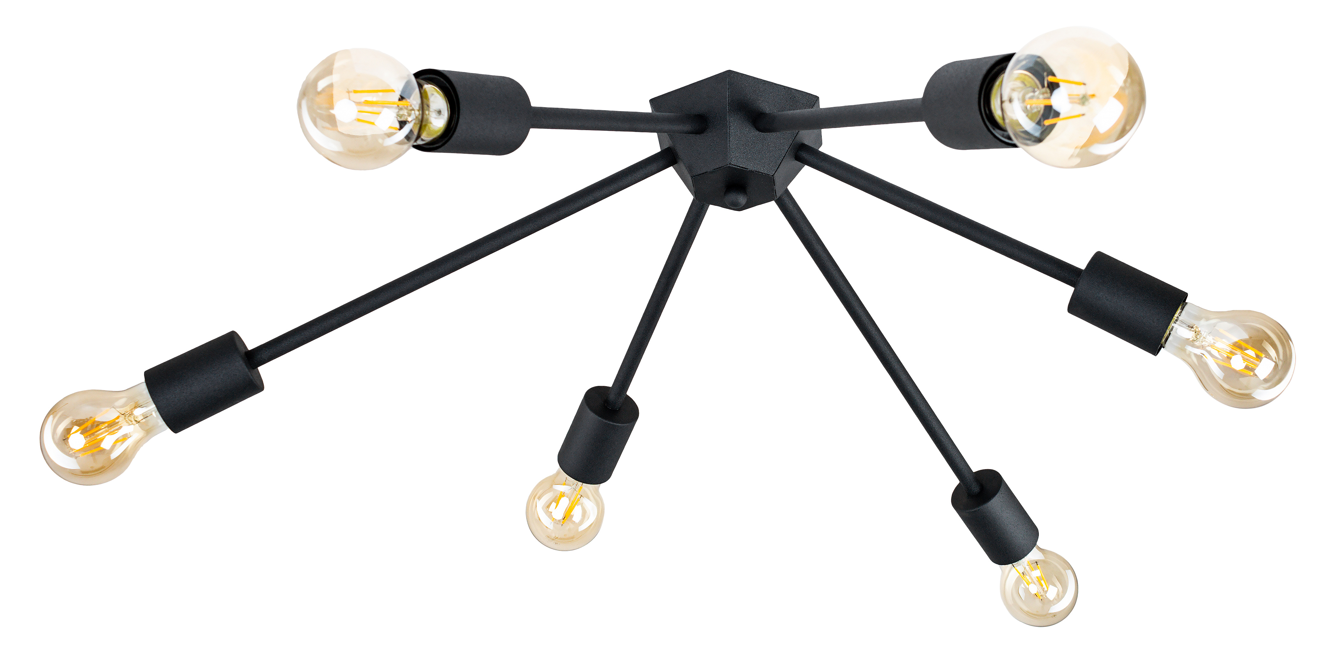 

Люстра потолочная Atma Light 22х75х75 см (osv0000617) Черный