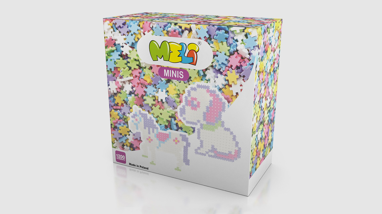 

Конструктор MELI MINIS 1200 элементов 50307. Пастельные