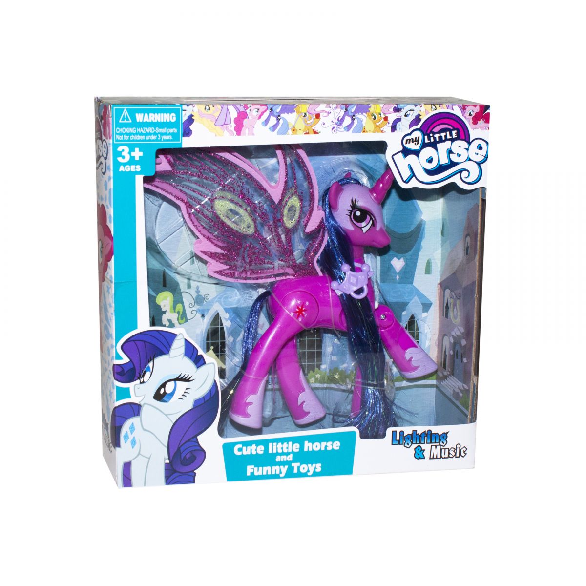 

Пони музыкальный My Little Horse фиолетовый MiC (SM2012) (121068)