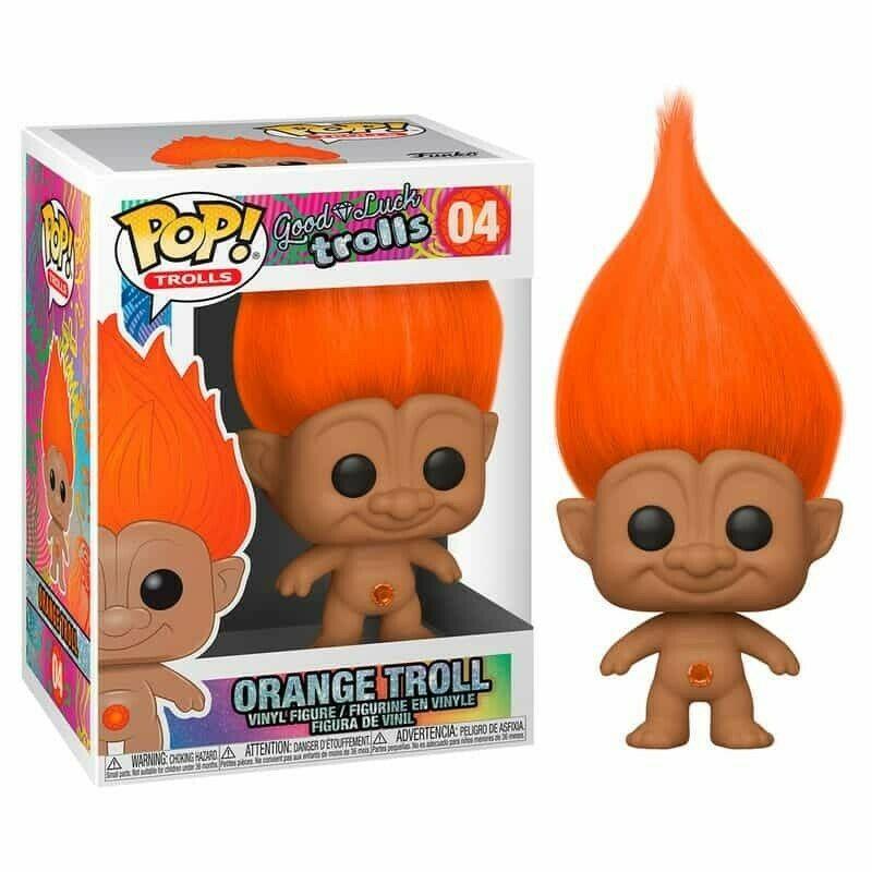 

Фигурка Funko Pop Фанко Поп Тролли на удачу Оранжевый Тролль Good Luck Trolls Orange Troll 10 см cart T OT 04 (CZ00cart T OT 04)