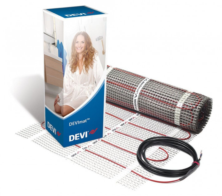 

Теплый пол Devi нагревательный мат DEVIcomfort 150Т 2,5 м²