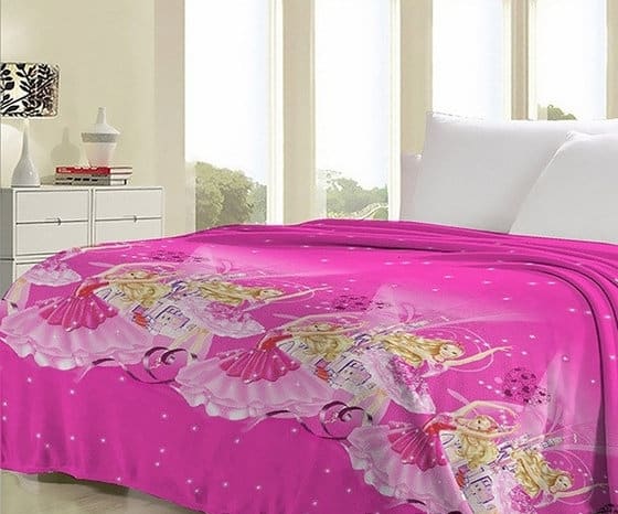 

Плед покрывало Барби детский CottonTwill 180х210 см Розовый