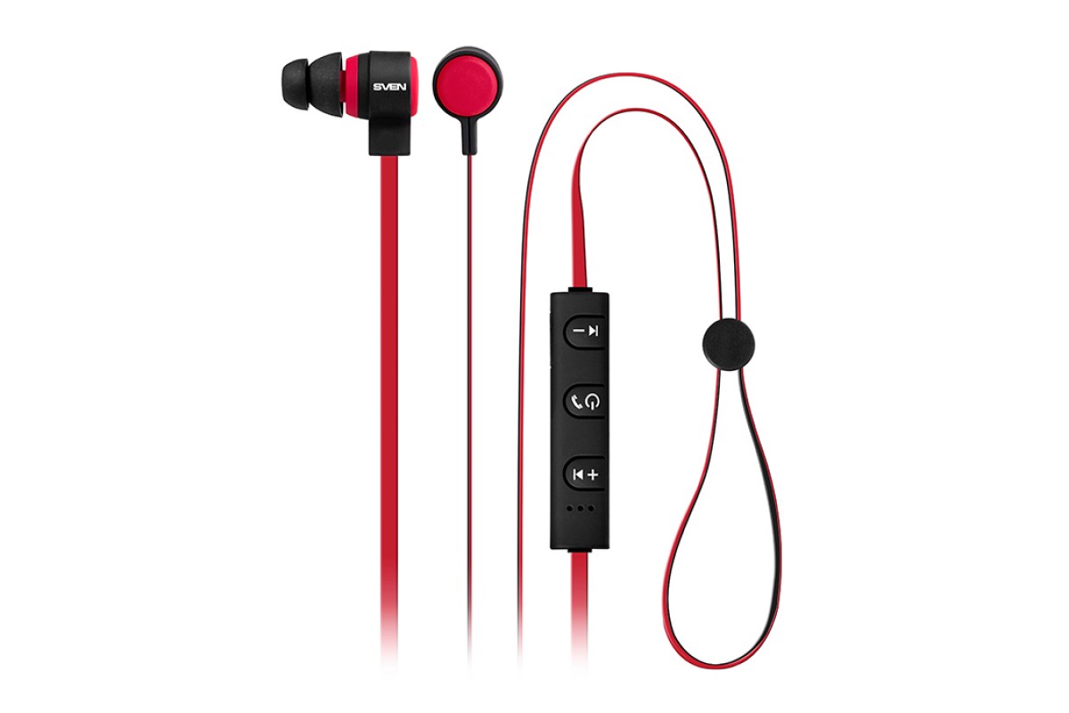 

Наушники SVEN SEB-B270MV Bluetooth / чорний-червоний / микрофоном