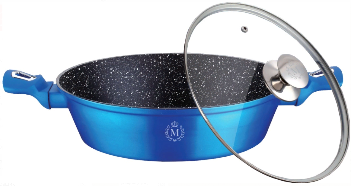 

Сотейник Meisterklasse Royal Blue Edition Metallic Line 3.5 л с крышкой MK-1047