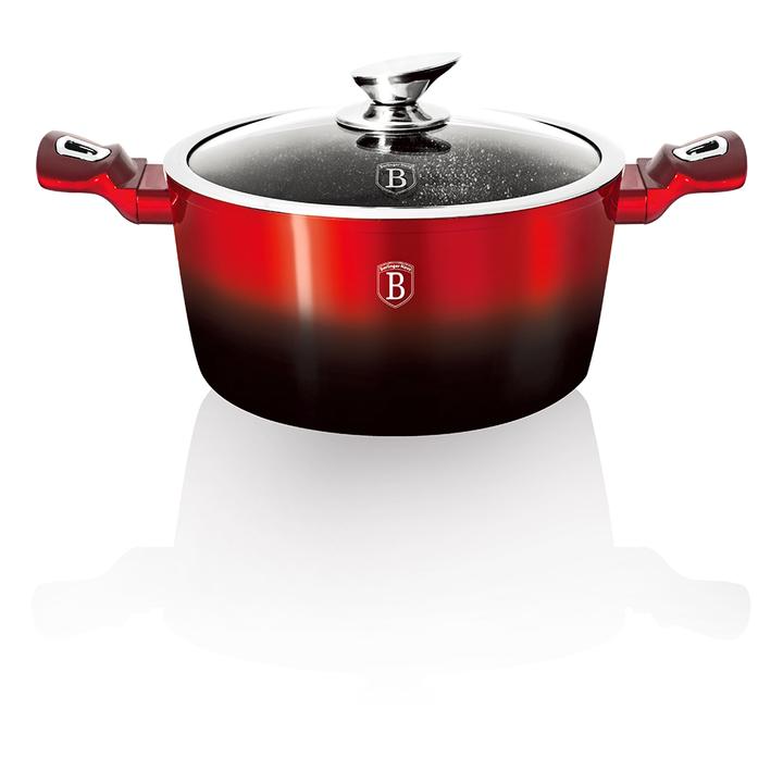

Кастрюля Berlinger Haus Burgundy Metallic Line D24 см 4.1 л Алюминий BH-1628N