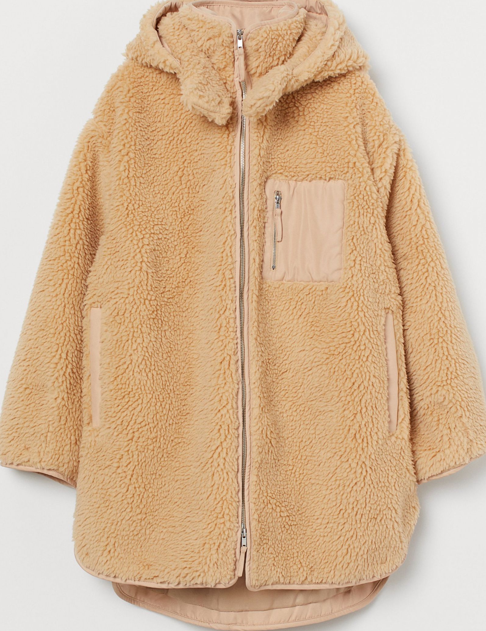 

Полушубок H&M 8195090 S Бежевый