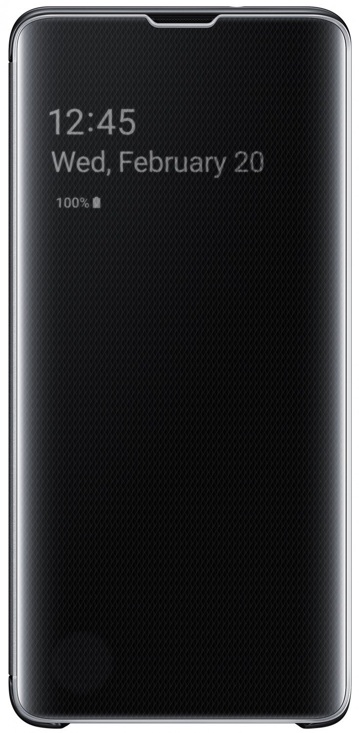 

Оригинальный смарт чехол книжка Samsung Galaxy S10 G973 S-View Flip Cover Black