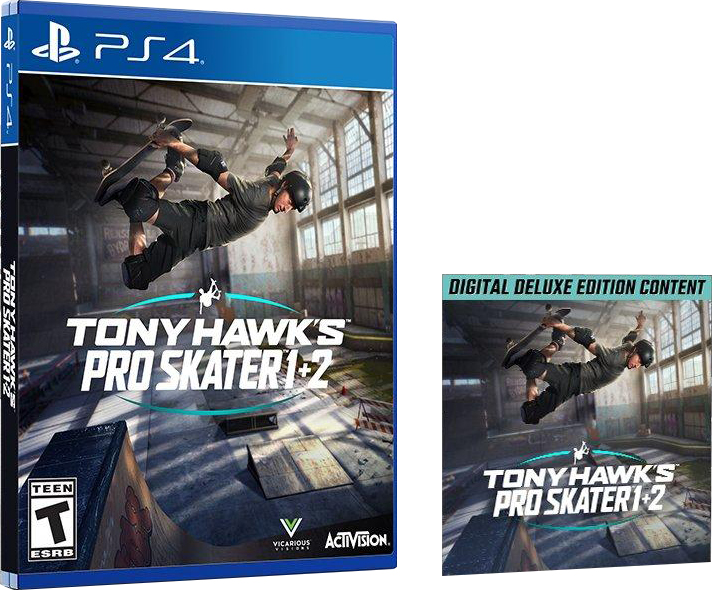 

Игра Tony Hawk Pro Skater 1+2 Коллекционное издание для PS4 (Blu-ray диск, Russian version)