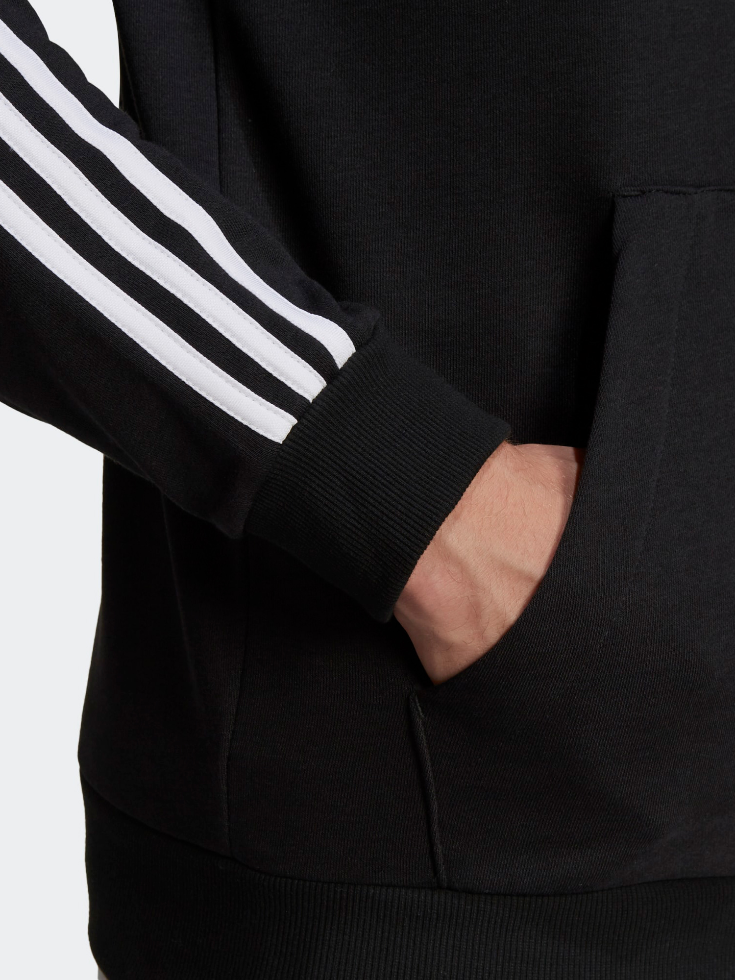 ROZETKA ᐈ Толстовка Adidas M 3S Ft Fz Hd GK9032 L Black/White  (4064045195509) купить в Кишинёве, цена в Молдове. Толстовка Adidas M 3S Ft  Fz Hd GK9032 L Black/White (4064045195509): обзор, описание,