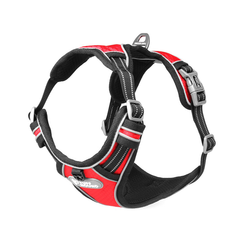 

Шлея для собак TUFF HOUND 1605S Red S светоотражающая